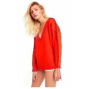 Wildfox Longhorn Montana Whipstitch Sweater